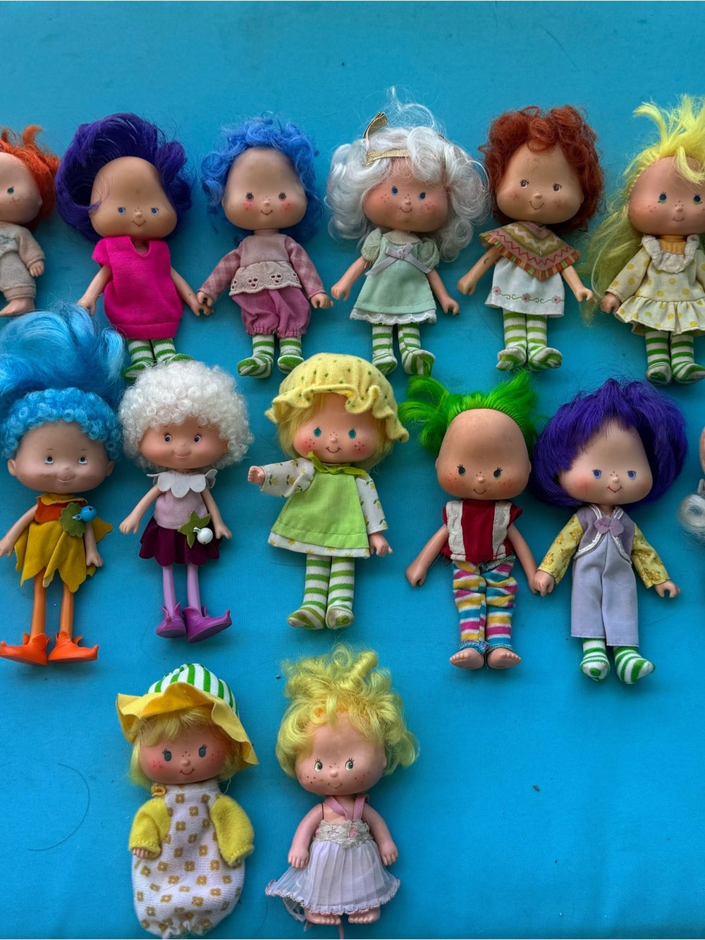 Bundle Of 17 1980s Strawberry Shortcake Collectable Dolls